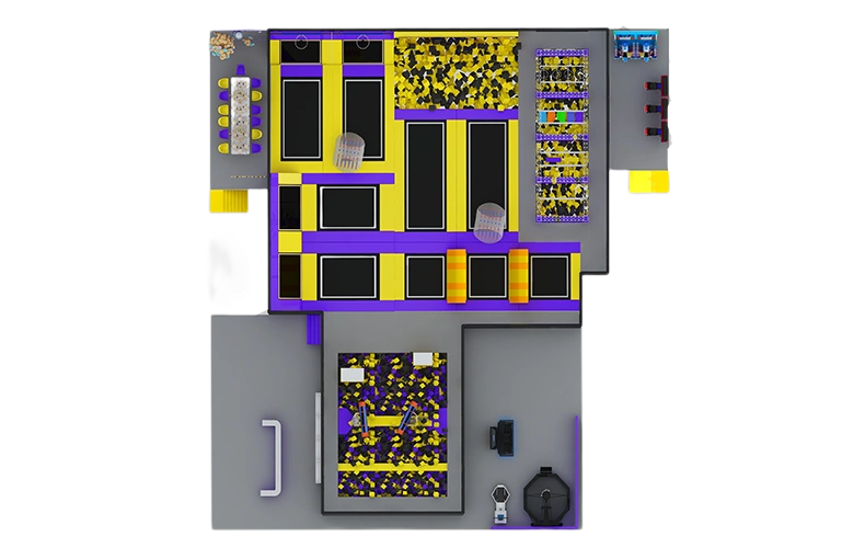 Cheap High Quality Indoor Trampoline Jump Park Entertainment Center For Adults 