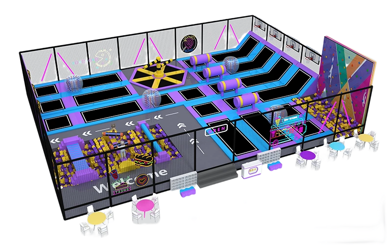 Commercial Indoor Play Area Equipment Price For Trampoline Park