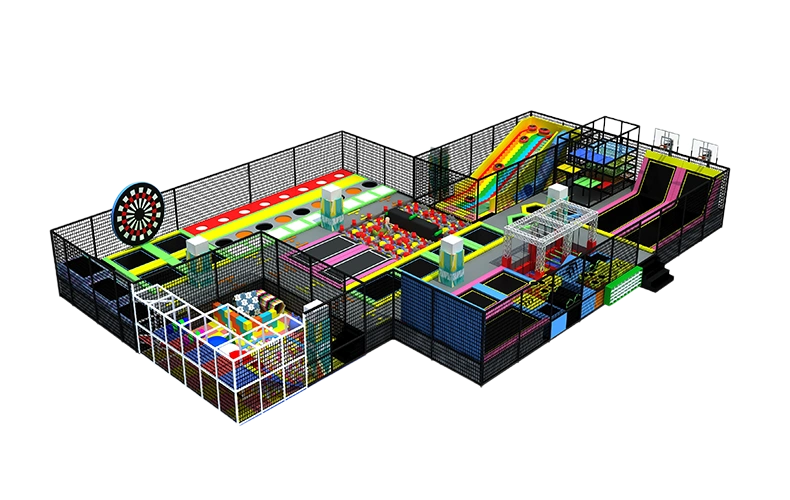 Customized High Sport Performance Indoor Trampoline Park Equipment 