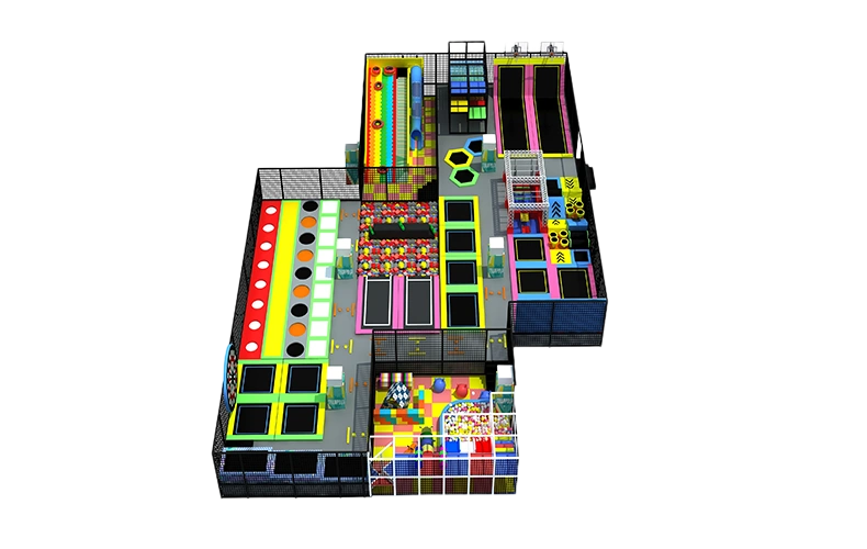 Customized High Sport Performance Indoor Trampoline Park Equipment 