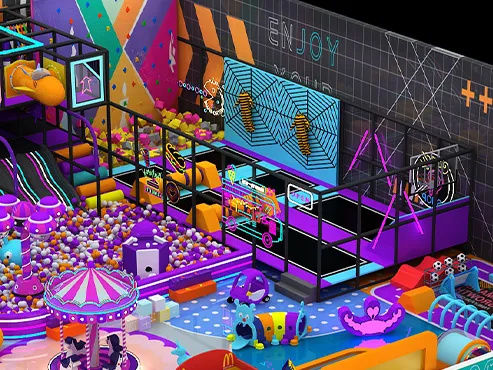Dynamic Indoor Trampoline Centers