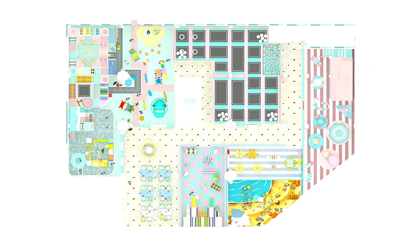 1300㎡ Large-Scale Indoor Amusement Theme Park