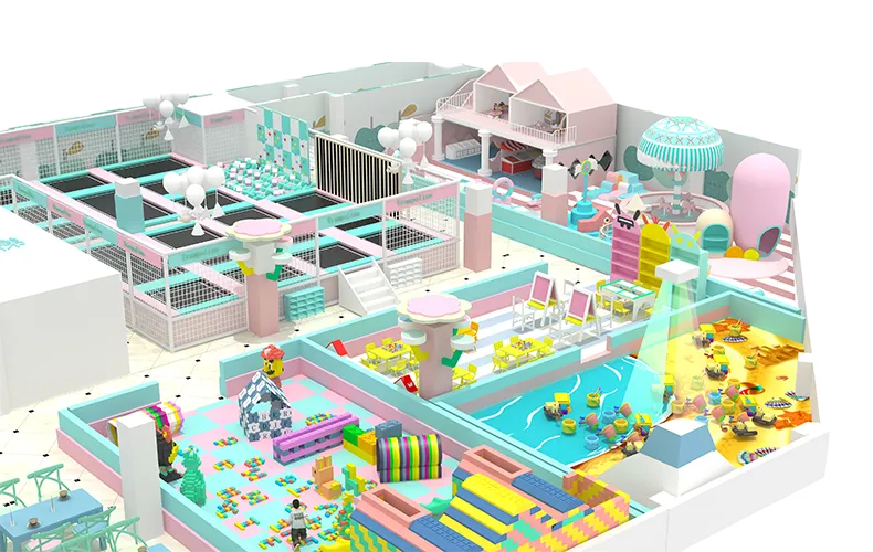 1300㎡ Large-Scale Indoor Amusement Theme Park