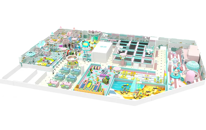 1300㎡ Large-Scale Indoor Amusement Theme Park