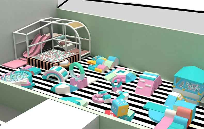 Macaron Castle Indoor Playground Equipment