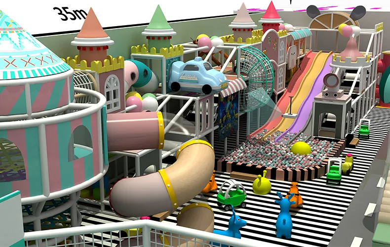 Macaron Castle Indoor Playground Equipment