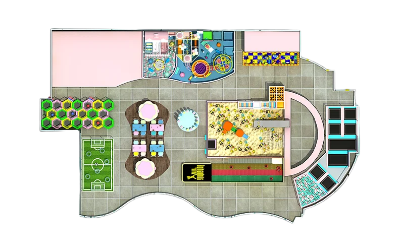 720㎡ Top-Tier Indoor Children's Playground Equipment
