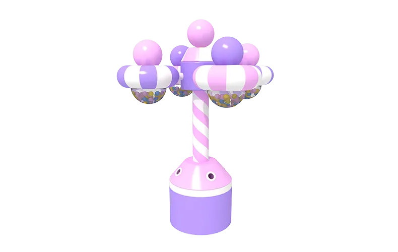 Indoor Interactive Electric Soft Play Ball Shower Machine for Kids Fun