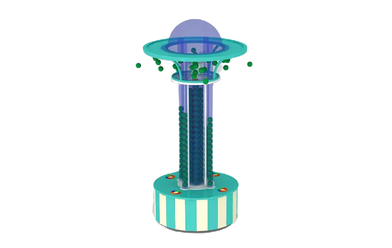 Children Indoor Playground Ball Pool Sprinkle Game Machine Interactive Ball drop Games Equipment For Sale
