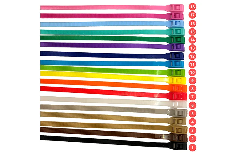 Colorful Plastic Nylon Cable Ties