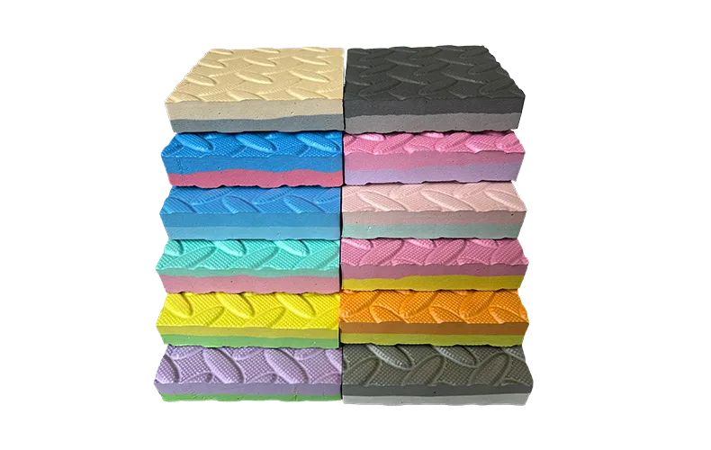 Indoor Soft Play Area Interlocking Foam Activities Mat Leaf Grain Textured Carpet Tiles Manufacturer