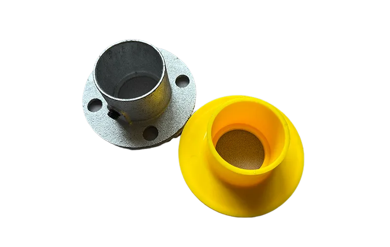 Plastic/Metal Tube Foot Plate