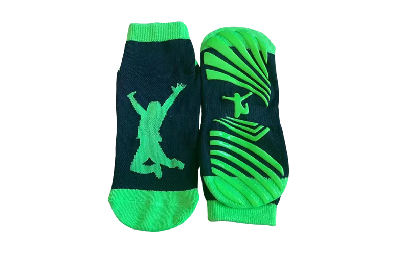 Breathable Non-Slip Sticky Grips Trampoline Playground Socks For Kids and Adults