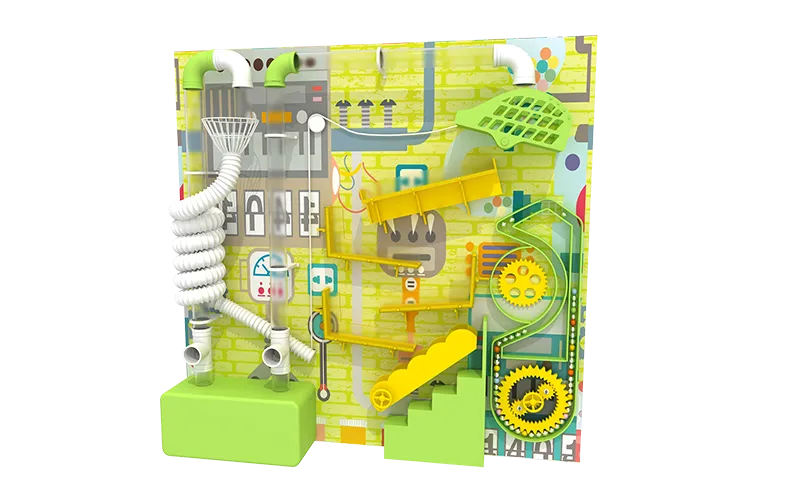 Interactive Tube Ball Wall Game Science Wall For Kids Amusement Park Equipment