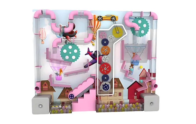 Customized Kids Play Zone Interactive Wall Ocean Ball Games For Party Hire 