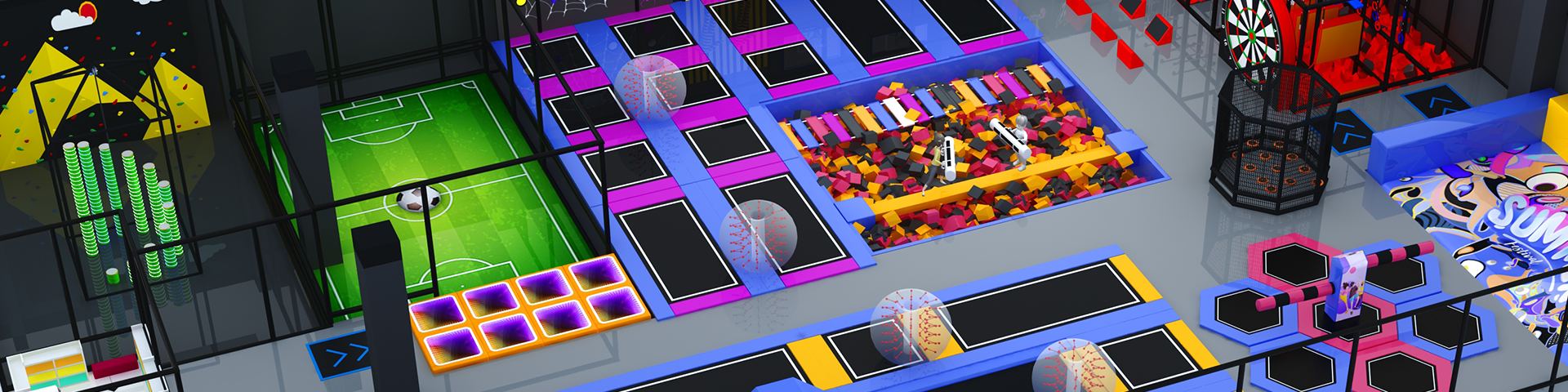 Trampoline Park Equipment