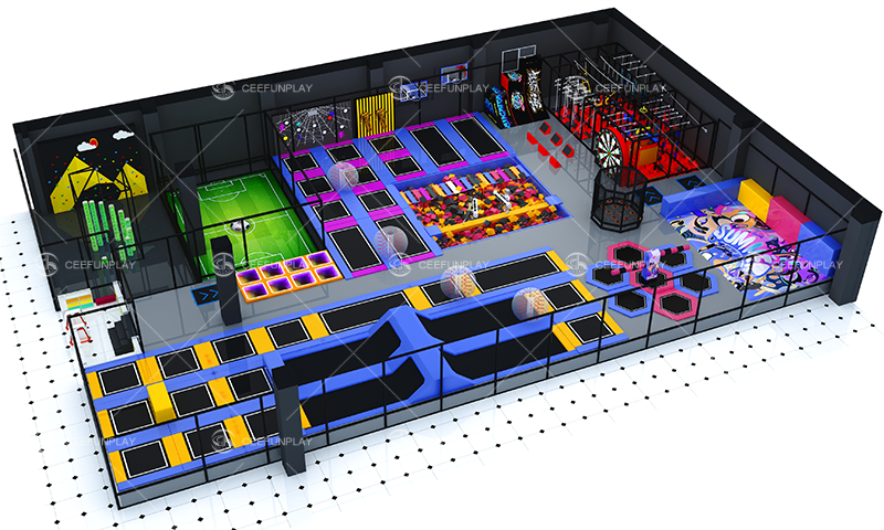 Trampoline Park AttractionsAdditional Attractions to Boost Park Appeal
