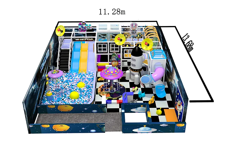 Space Star Wars Theme Park Playground Equipment