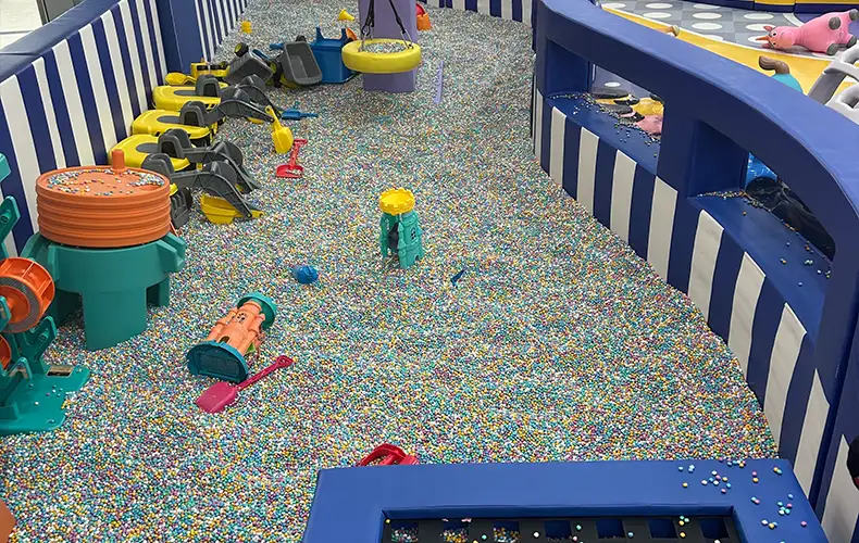 Customized Indoor Sand Pool Pit Play Zone