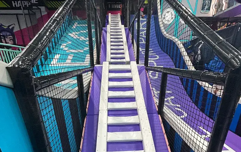 Customized Indoor Soft Step Slide Equipment Play Area