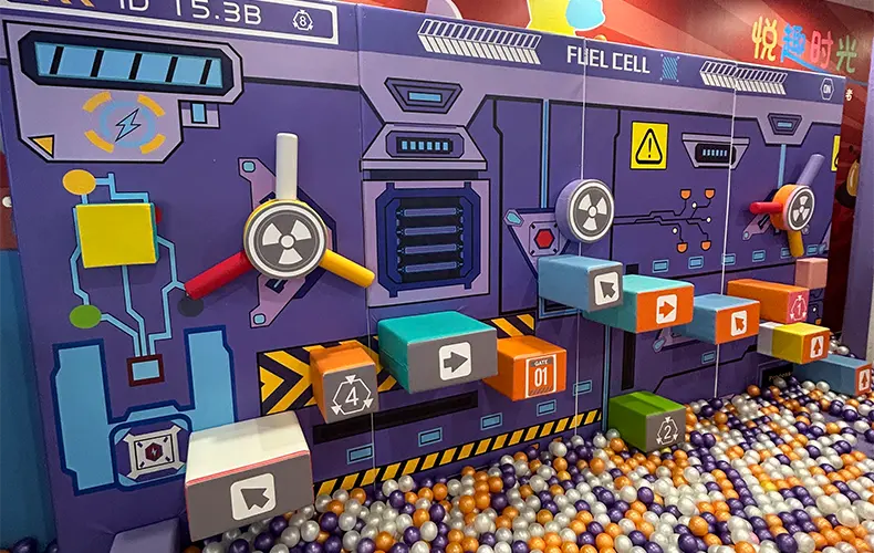 Customized Indoor Super Mario Wall Interactive Game Play Area