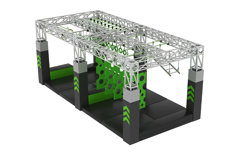 Free Design Kids Super Ninja Warrior Playground Gym Game Supplier