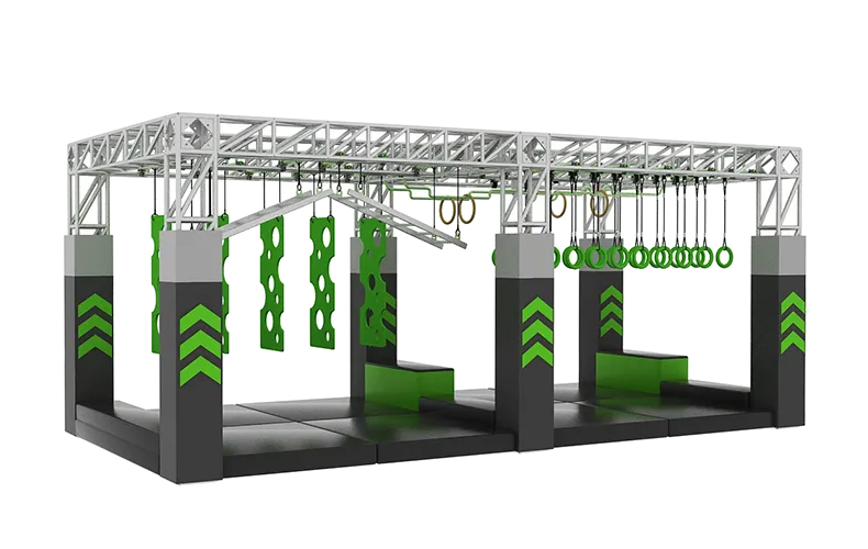 Free Design Kids Super Ninja Warrior Playground Gym Game Supplier
