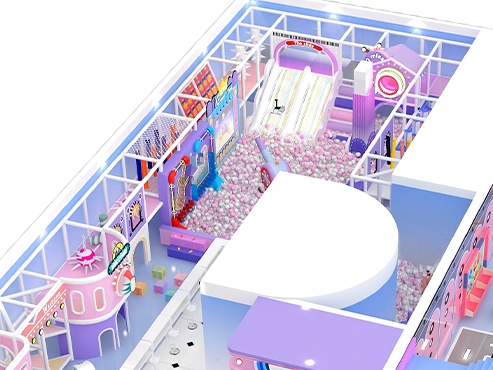 Playhouse, Ball Pool And Sand Pool Adventure Area