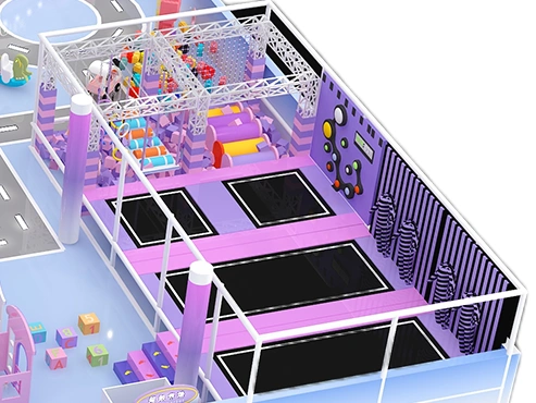 Trampoline and Ninja Course Challenge Zone