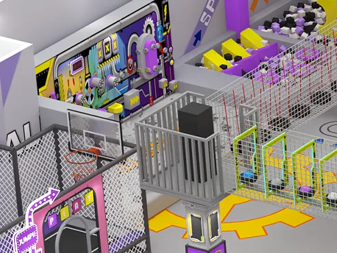 Wall Interactive Adventure Game Equipment