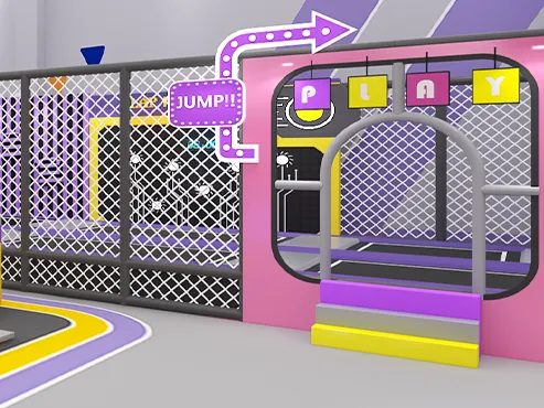 Trampoline Pogo Jump Zone