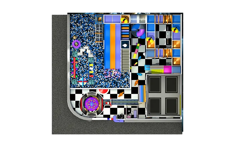 Mall Playground Soft Play Maze for Kids