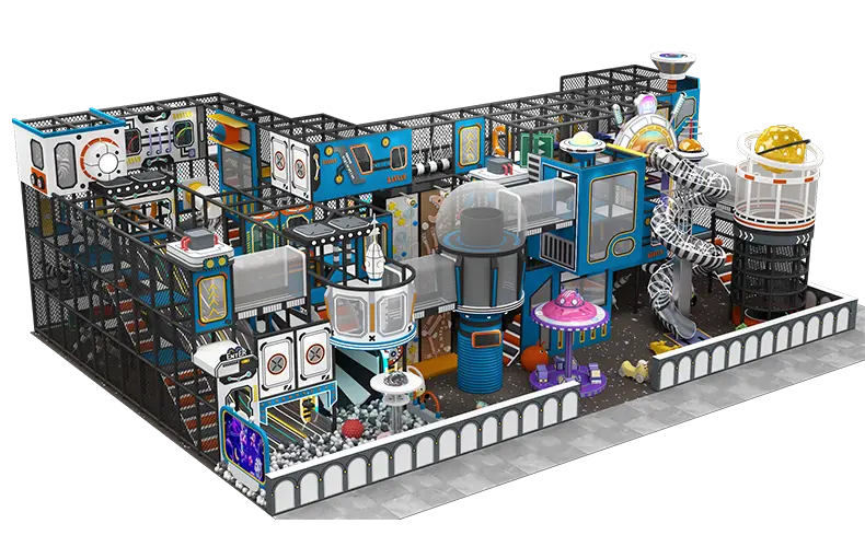 Neon Light Castle Themed Indoor playground