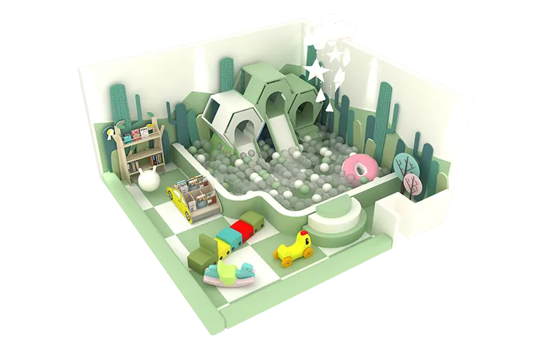 Preschool Indoor Soft Climbing Play Equipment Manufacturer