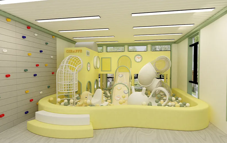 Preschool Indoor Soft Climbing Play Equipment Manufacturer