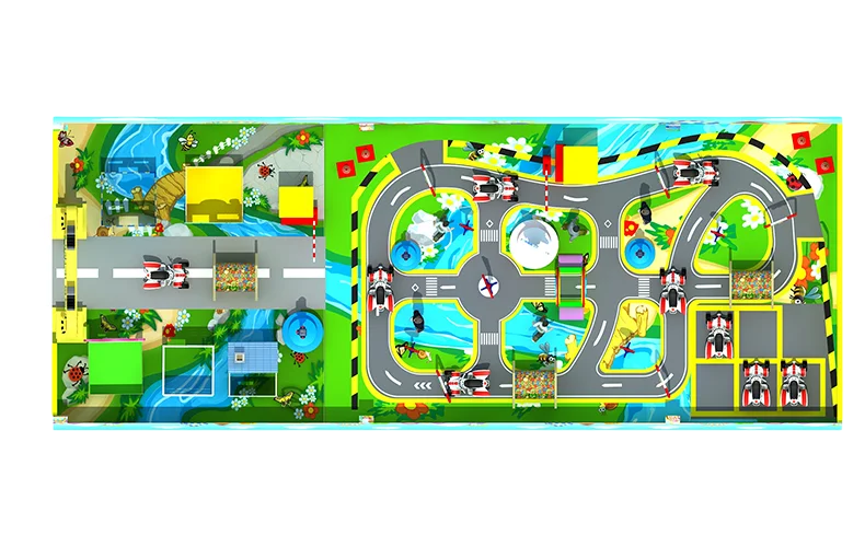 Pretend city Kids Playground Equipment