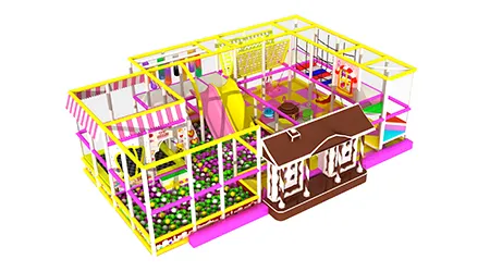 Small Candy Indoor Soft Play Equipment