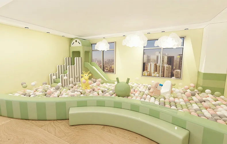 Small Indoor Play Area Equipment For Daycare Center