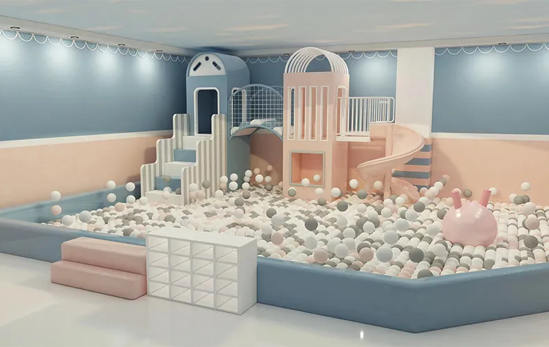 Small Indoor Play Area Equipment For Daycare Center