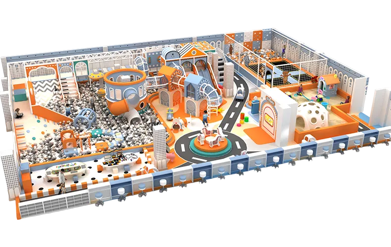 Soft Indoor Adventure Playground For Kids