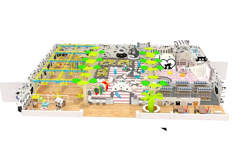 Rope Course Indoor Playground Equipment 