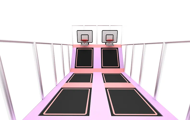 Creative Cheap Small Indoor Trampoline Park Equipment With Free Design 