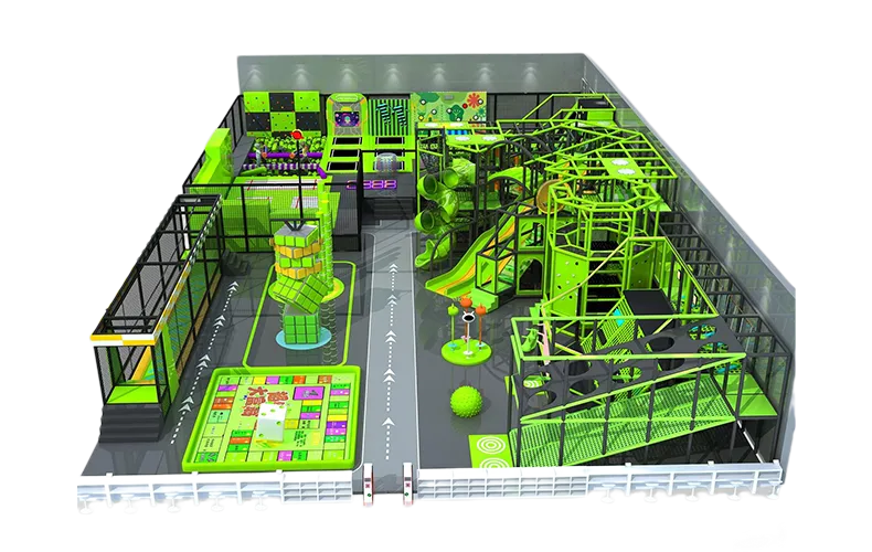 Commercial Customized Indoor Trampoline Park Play Equipment For Sale
