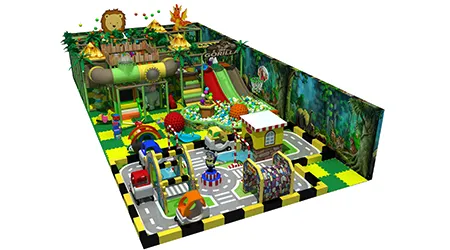 Jungle Gym Maze With Car Track Stimulation