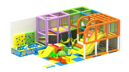 Colorful Indoor Jumping Trampoline Park