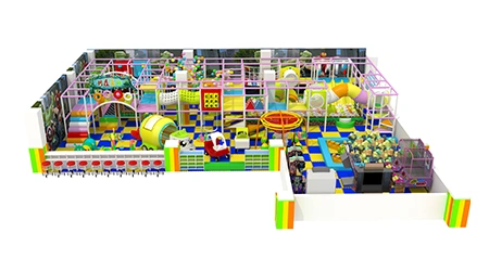 Colorful Indoor Soft Jungle Gym Maze